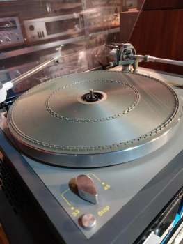 THORENS Phonograph S  Sondermodell in grau 80ger Jahre mit Ortofon 12